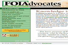 Tablet Screenshot of foiadvocates.com